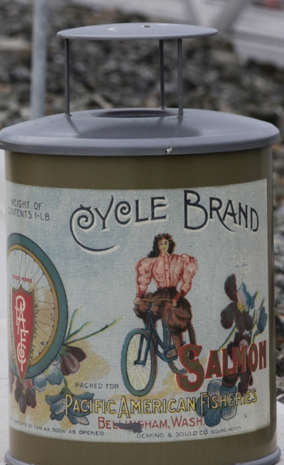 Rubbish Cans Decorated with Local Brands